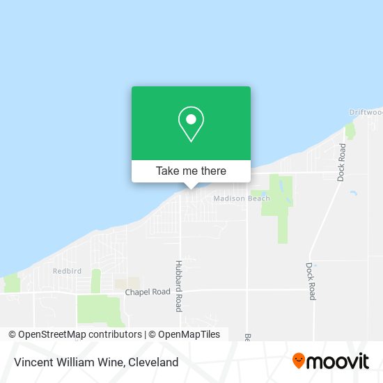 Vincent William Wine map