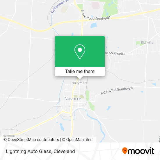 Lightning Auto Glass map