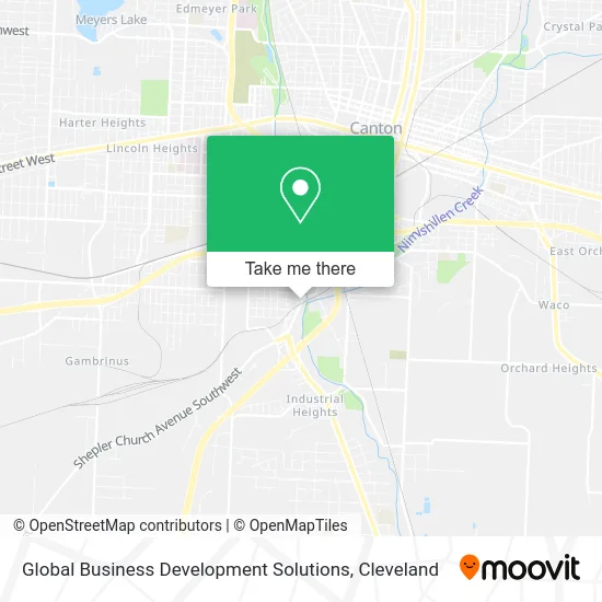Global Business Development Solutions map