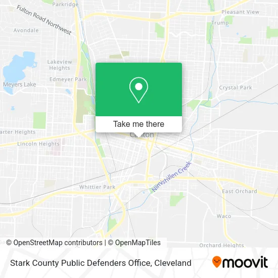 Stark County Public Defenders Office map