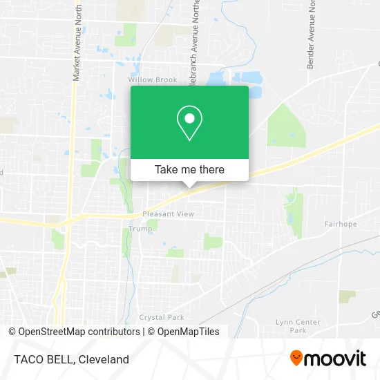 TACO BELL map