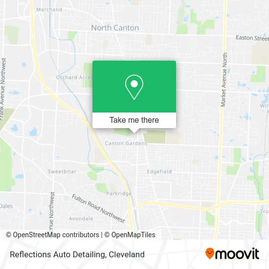 Reflections Auto Detailing map