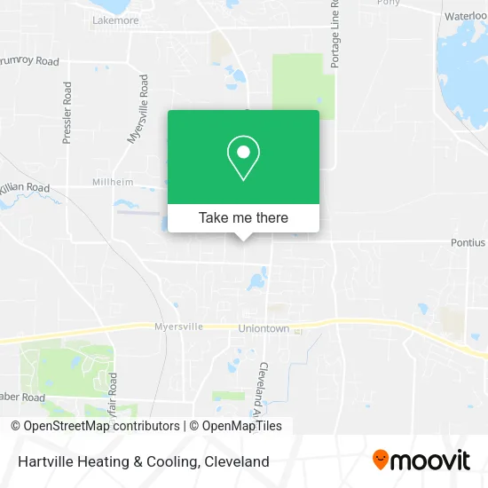 Hartville Heating & Cooling map