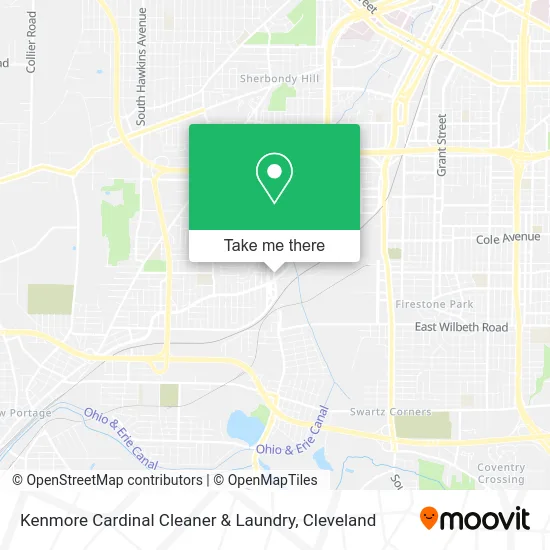 Kenmore Cardinal Cleaner & Laundry map