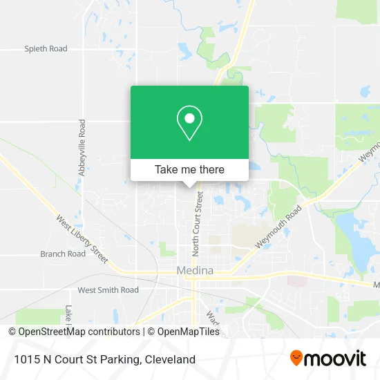 1015 N Court St Parking map