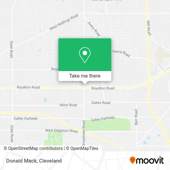 Donald Mack map