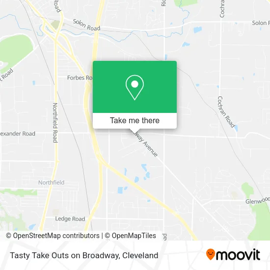 Mapa de Tasty Take Outs on Broadway