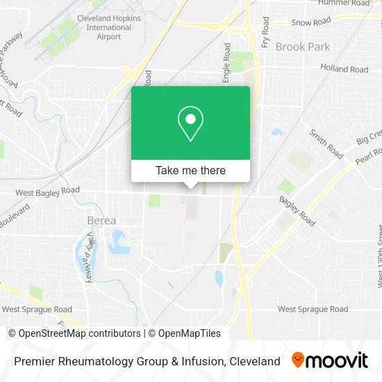 Premier Rheumatology Group & Infusion map