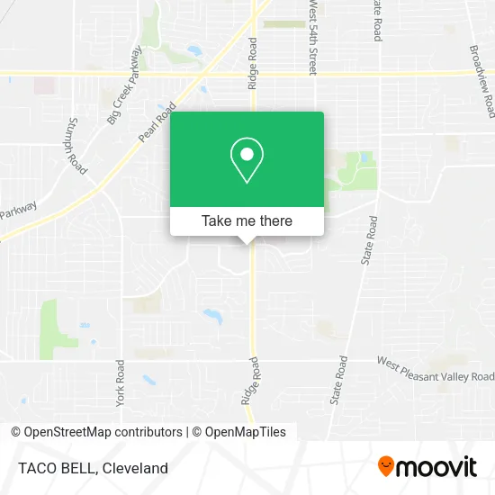 TACO BELL map