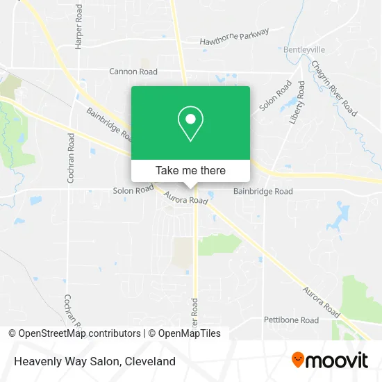 Heavenly Way Salon map