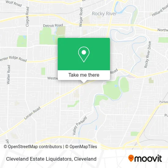 Cleveland Estate Liquidators map