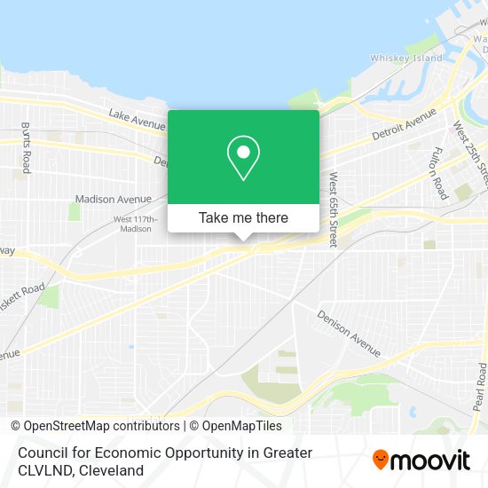 Council for Economic Opportunity in Greater CLVLND map