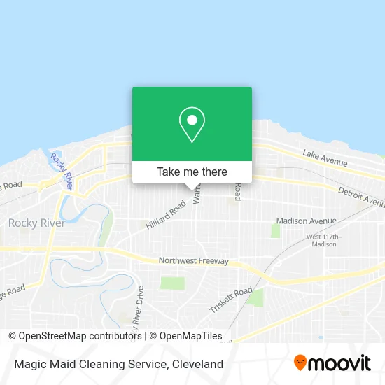 Magic Maid Cleaning Service map