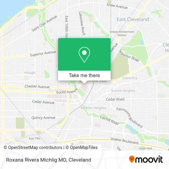 Roxana Rivera Michlig MD map