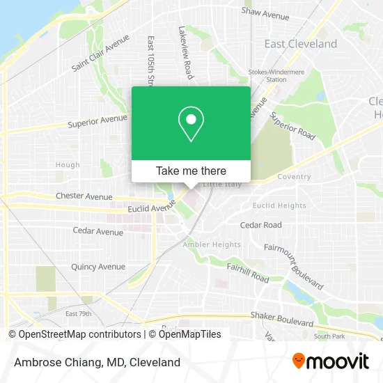 Ambrose Chiang, MD map