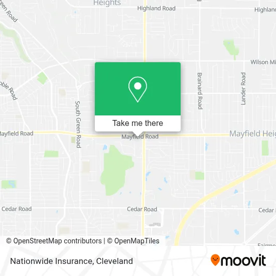 Nationwide Insurance map