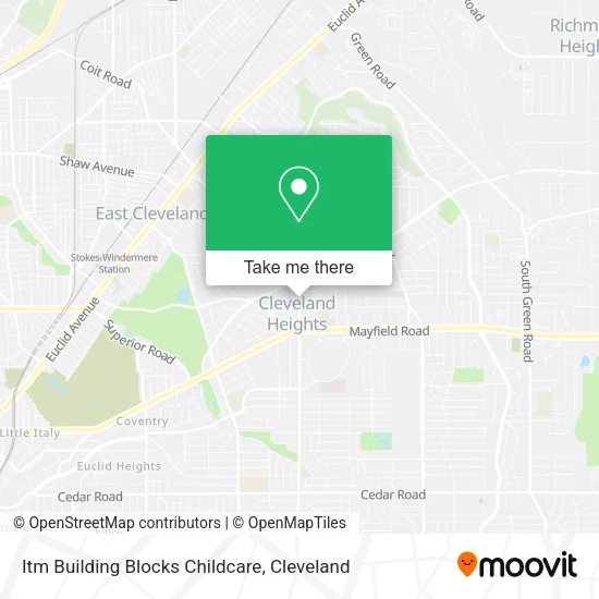Mapa de Itm Building Blocks Childcare