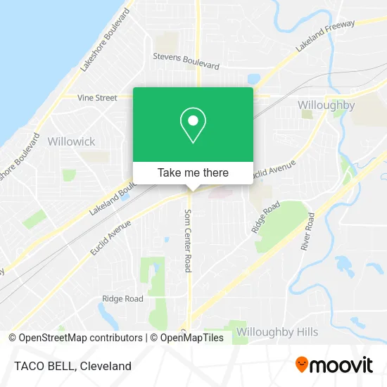 Mapa de TACO BELL