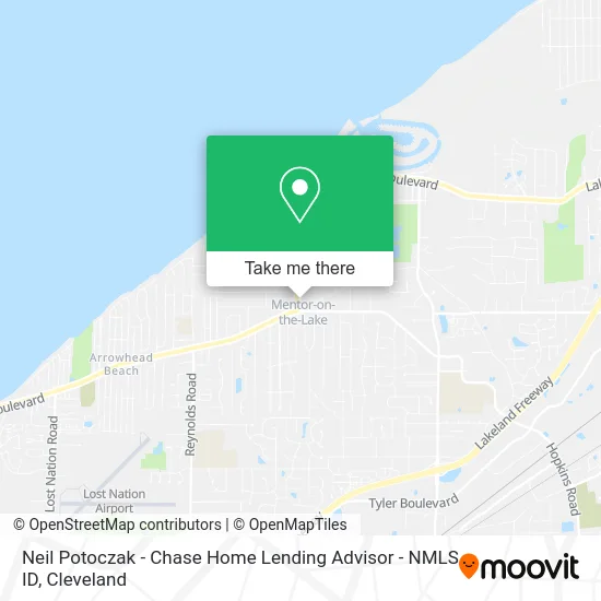 Neil Potoczak - Chase Home Lending Advisor - NMLS ID map