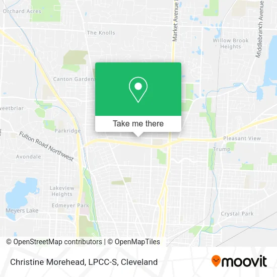 Mapa de Christine Morehead, LPCC-S