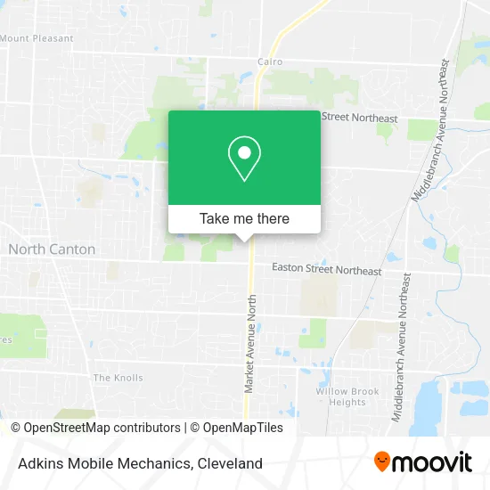 Adkins Mobile Mechanics map