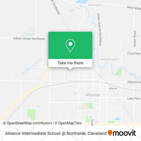 Alliance Intermediate School @ Northside map
