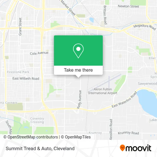 Summit Tread & Auto map