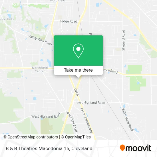 Mapa de B & B Theatres Macedonia 15