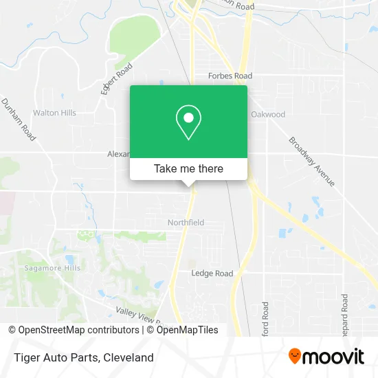 Tiger Auto Parts map
