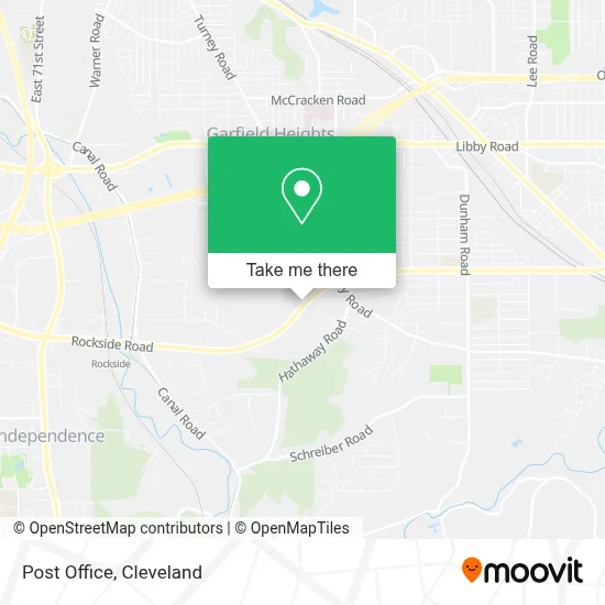 Post Office map