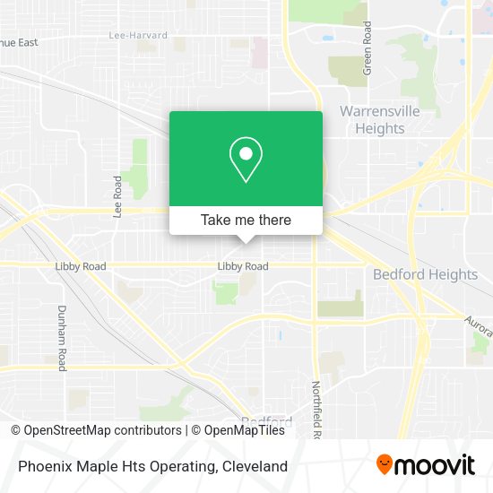 Phoenix Maple Hts Operating map