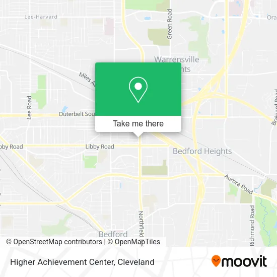 Mapa de Higher Achievement Center