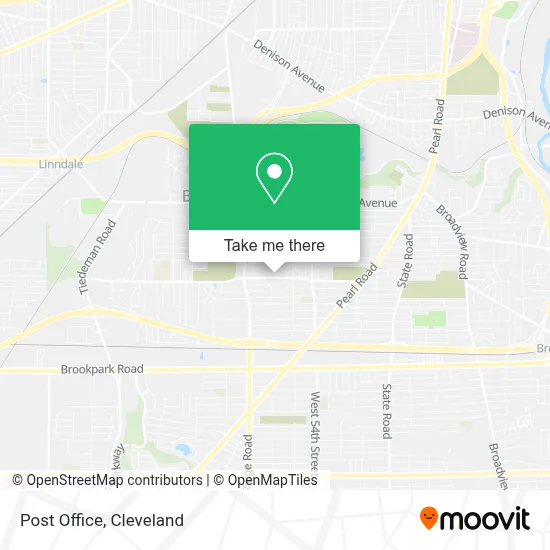 Post Office map