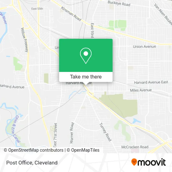 Post Office map