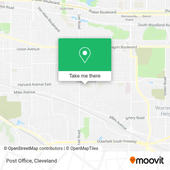 Post Office map