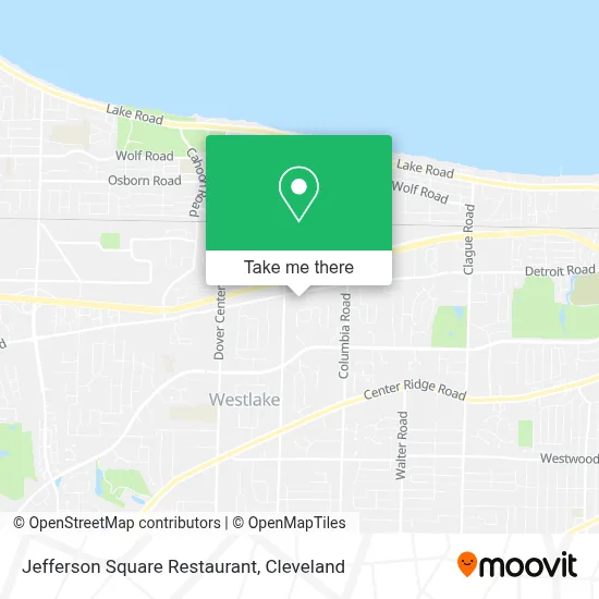 Jefferson Square Restaurant map