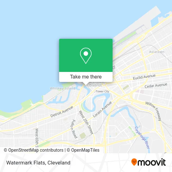 Watermark Flats map