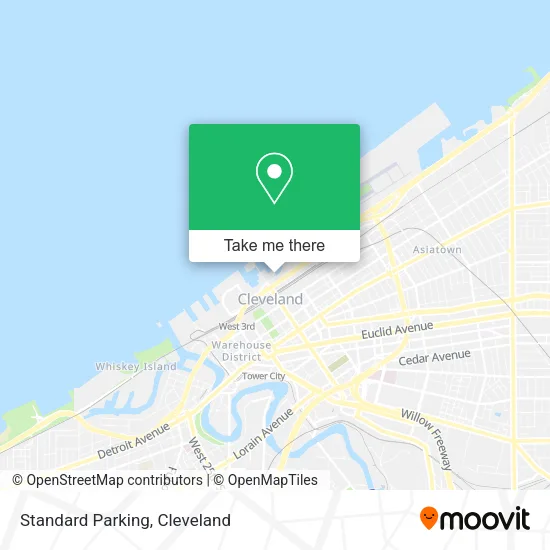 Standard Parking map