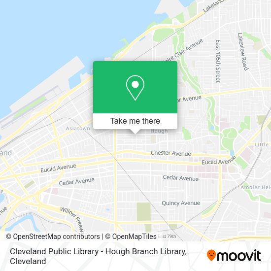 Cleveland Public Library - Hough Branch Library map