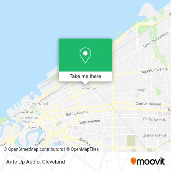 Ante Up Audio map