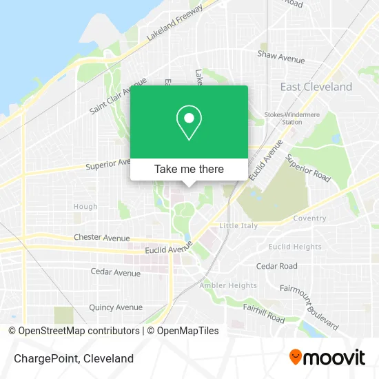 ChargePoint map