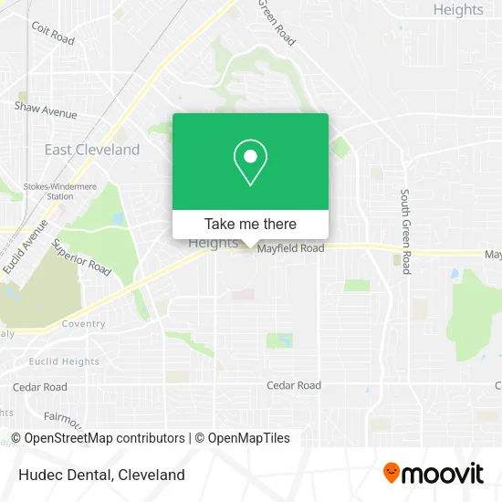 Hudec Dental map