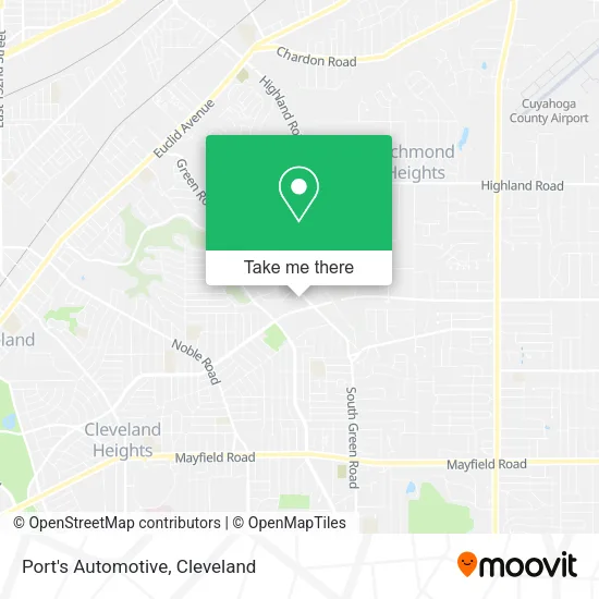 Port's Automotive map