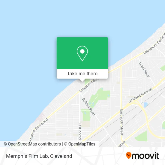 Memphis Film Lab map