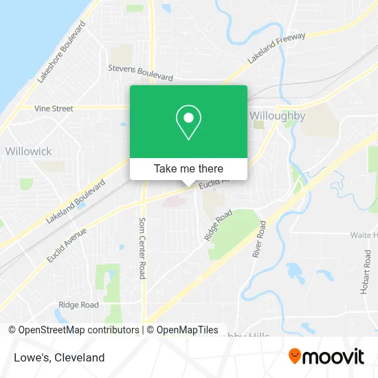 Lowe's map