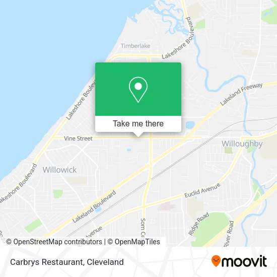 Carbrys Restaurant map