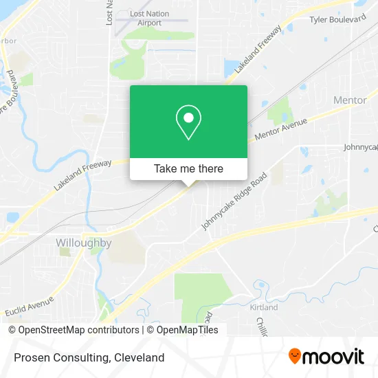 Prosen Consulting map