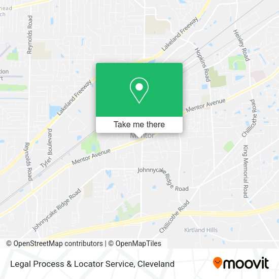 Legal Process & Locator Service map