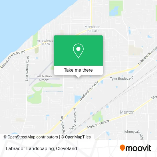 Mapa de Labrador Landscaping