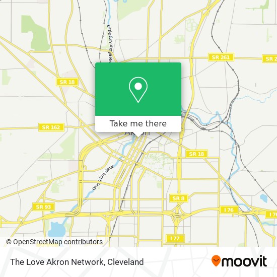 The Love Akron Network map